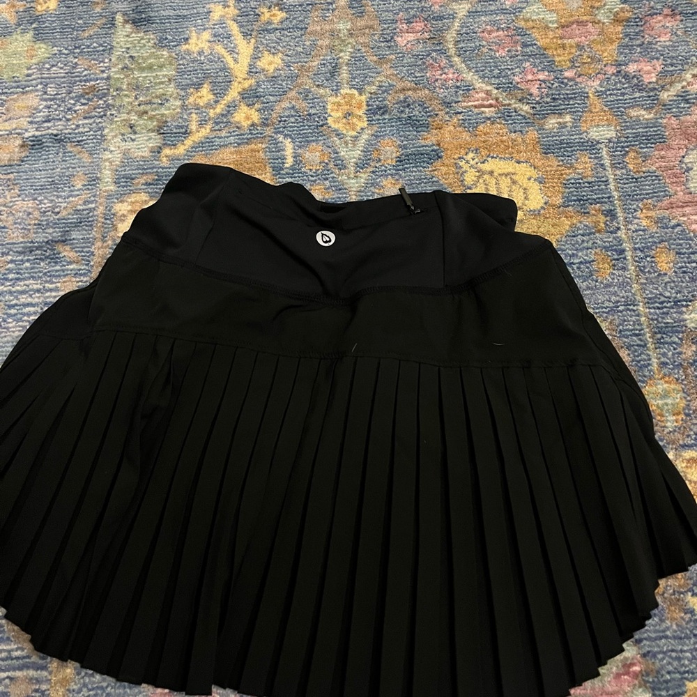 Baleaf Black Mini Skater Skirt with Pleats